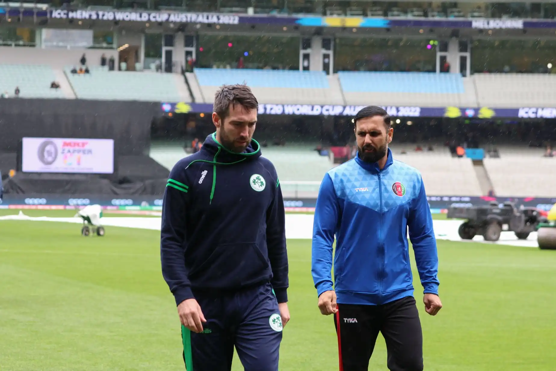 Afghanistan-Ireland split points after washout